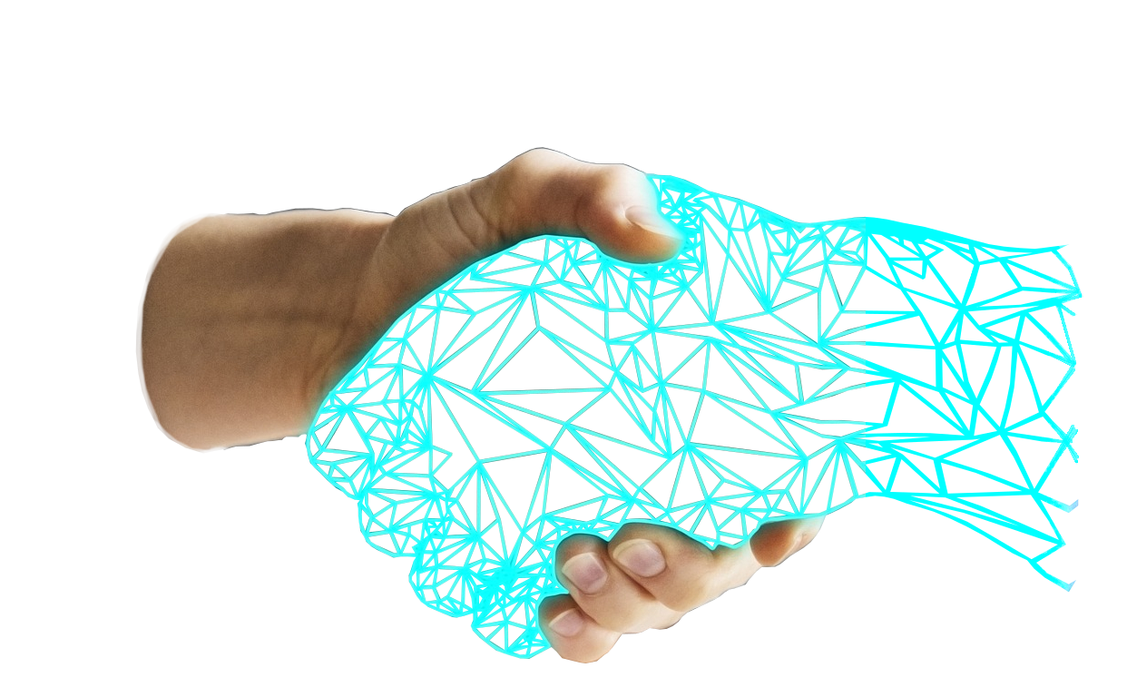 3D handshake mesh